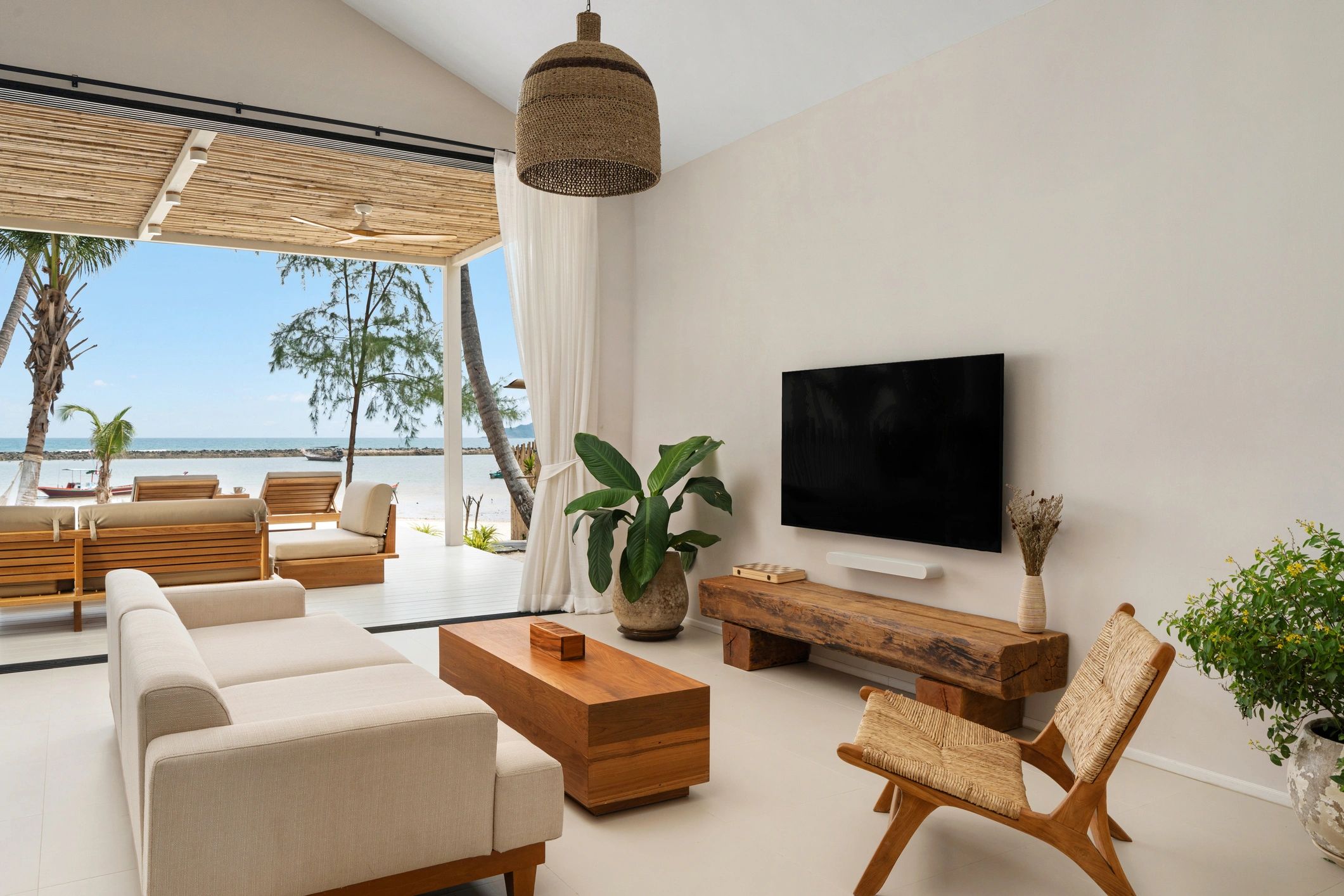 Bright modern luxury home interior